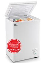 Chest Freezer WANAI 99L/3,5 pés cúbicos White 7 com controle de temperatura