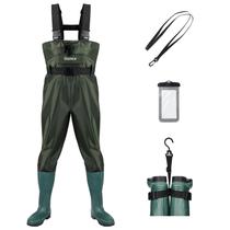 Chest Waders Gonex Waterproof 70D Nylon para homens e mulheres