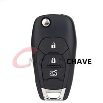 Chevrolet Cruze Aveo 2014-2018 Remoto Flip Chave Fob Shell Caso 2/3/4 Botões Capa De Substituição