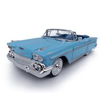 Chevrolet Impala 1958 Conversivel 1:24 Azul