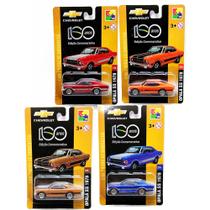 Chevrolet Opala Ss 1978 Edição Limitada 100 Anos Coleção C/4 Carrinhos Pneus de Borracha 1:64 Chevrolet Opala Ss 1978 Edição Limitada 100 Anos Coleção C/4 Carrinhos Pneus de Borracha 1:64