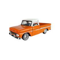 Chevy C10 Fleetside 1966 Pickup 1:24 Motormax Laranja Chevy C10 Fleetside 1966 Pickup 1:24 Motormax Laranja