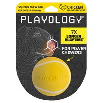 Chew Ball Playology Squeaky para cães com peso médio de até 50 libras