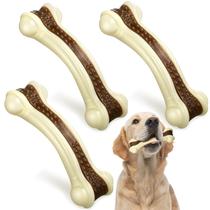 Chew Toys Sosation, pacote com 3 unidades, sabor de carne bovina de nylon para cães