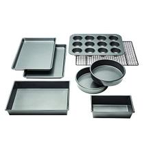 Chicago Metallic Professional Non-Stick 8-Piece Bakeware Set, Prata