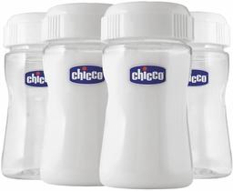 Chicco Recipiente Para Leite Materno (150 Ml) - 4 Unidades Transparente 150 Ml