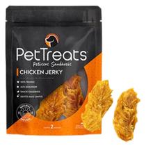 Chicken Jerky Peito de Frango 2 unid Petisco Desidratado Natural Pet Treats