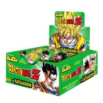 Chicle Buzzy Dragon Ball Tatoo Hortelã 360g Riclan
