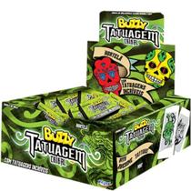 Chicle Buzzy Tattoo Hortela 90un - RICLAN