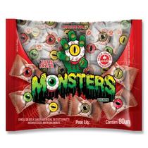 Chicle de Olho Monster Vision contendo 80 unidades - 440g