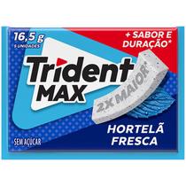 Chicle Trident Max Hortela Fresca 16,5g 5un