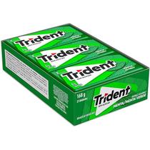 Chiclete adams trident c/21 menta