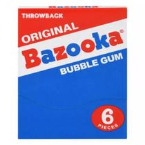 Chiclete bazooka bubble gum blue raspberry 36g