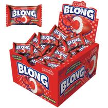 Chiclete Blong Morango Display 200g