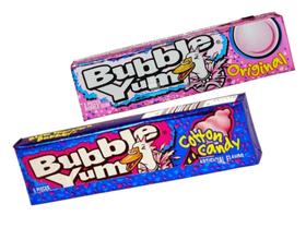 Chiclete Bubble Yum Cotton Candy e Original 40g - Importado Chiclete Bubble Yum Cotton Candy e Original 40g - Importado