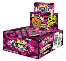 Chiclete buzzy tribal morango 360 g