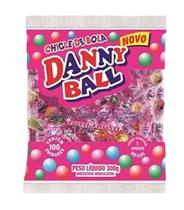 Chiclete danny ball pacote 300 g com 100