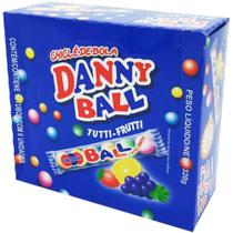 Chiclete Danny Ball Tubo Tutti Frutti Com 42 unidades Danny
