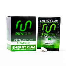 Chiclete Energético Run Gum Menta Verde Caixa com 12 Pacotes Chiclete Energético Run Gum Menta Verde Caixa com 12 Pacotes