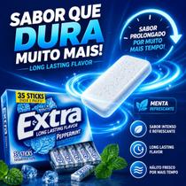Chiclete extra gun 35 stickers importado virginia peppermint