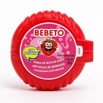 Chiclete Fita Sabor Morango 36g Bebeto Chiclete Fita Sabor Morango 36g Bebeto