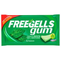 Chiclete Freegells Gum Menta Goma de Mascar c/5 - Riclan
