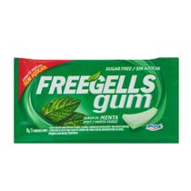 Chiclete Freegells Gum Menta Sem Açúcar com 8g