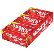 Chiclete Freegells Gum Morango C15un