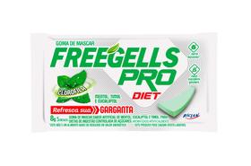Chiclete Freegells Pro Diet Mentol, Timol e Eucaliptol com Clorofila 8g Chiclete Freegells Pro Diet Mentol, Timol e Eucaliptol com Clorofila 8g