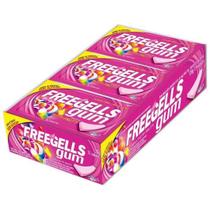 Chiclete Freegells Sabor Tutti-Frutti Display Com 15un