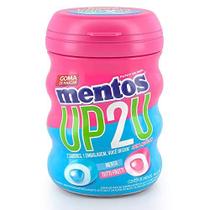 Chiclete Garrafa Mentos Up2u Sabor Menta Tutti Frutti 56g