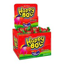 Chiclete Happy Bol Morango 140g Florestal