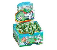 Chiclete Happy Bol Unicórnio Algodão Doce 140g - Florestal