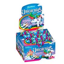 Chiclete Happy Bol Unicórnios Algodão Doce - 120g
