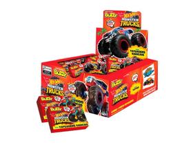 Chiclete Hot Wheels Tatuagem Buzzy Tutti Frutti C/ 90un