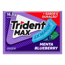 Chiclete Max Menta Blueberry Trident 16.5g