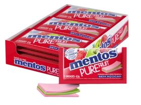 Chiclete Mentos 3 Camadas Fruit C/ 15un 127,5g Chiclete Mentos 3 Camadas Fruit C/ 15un 127,5g