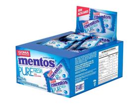 Chiclete Mentos Pure Fresh Perfetti Caixa C/60 120g Chiclete Mentos Pure Fresh Perfetti Caixa C/60 120g