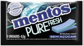 Chiclete Mentos Pure Fresh Strong Mint 158.5g