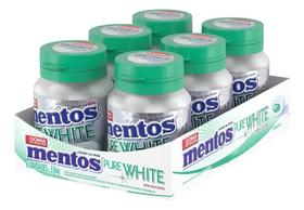 Chiclete Mentos Pure Fresh White Spearmint C/ 6 Potes