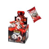 Chiclete Olhos Do Terror Zone Halloween Caixa Com 40 Unid