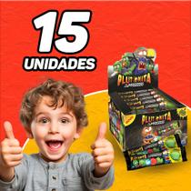 Chiclete Plutonita Zumbisss Recheio Ácido Caixa Com 15 Sticks - Arcor