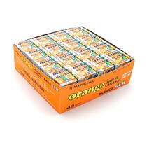 Chiclete sabor laranja marukawa bubble gum - 48 unidades