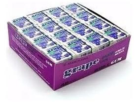 Chiclete Sabor Uva Marukawa Bubble Gum - 48 Uunidades