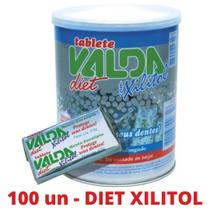 Chiclete Tablete Goma de Mascar Valda DIET - Pote com 100 un - CANONNE