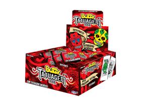 Chiclete Tatuagem Buzzy Tribal Tutti Frutti C/ 90 Unid 360g Chiclete Tatuagem Buzzy Tribal Tutti Frutti C/ 90 Unid 360g