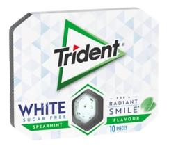 Chiclete Trident Dental Care White Spearmint 17g - Importado