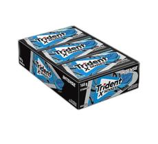 Chiclete trident fresh intense 168 g com 21 unidades 8 g