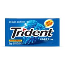 Chiclete Trident Hortelã com 40,6g Chiclete Trident Hortelã com 40,6g
