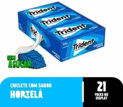 Chiclete Trident Hortela Display c/ 21 unidades